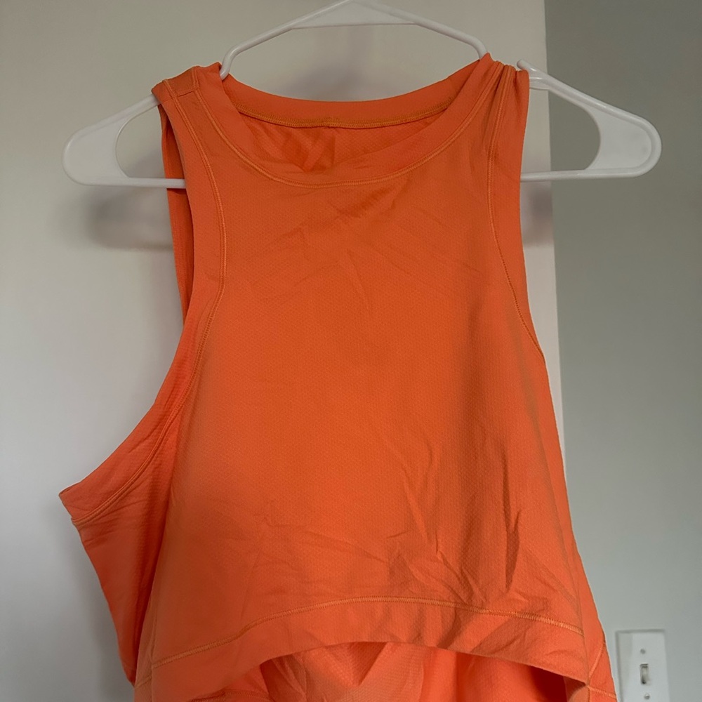 lululemon athletica Vibrant Orange Tank Top